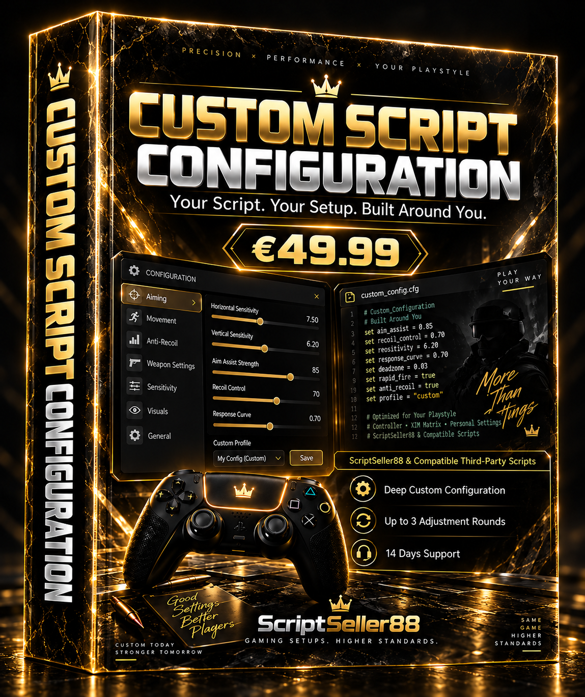 Custom Script Configuration — €49.99
